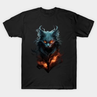 The black cat symbol of magic and mystery. T-Shirt